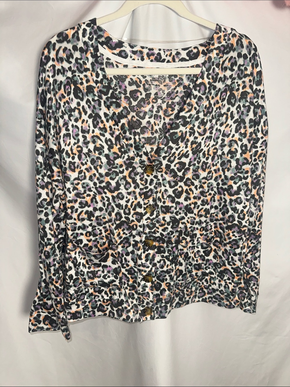 Joyspun XL Multicolor Leopard Print Top